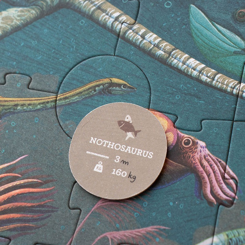 A sustainable dinosaur toy
